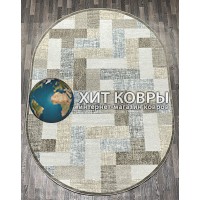 Бельгийский ковер Genova 38502_694991 Серый овал